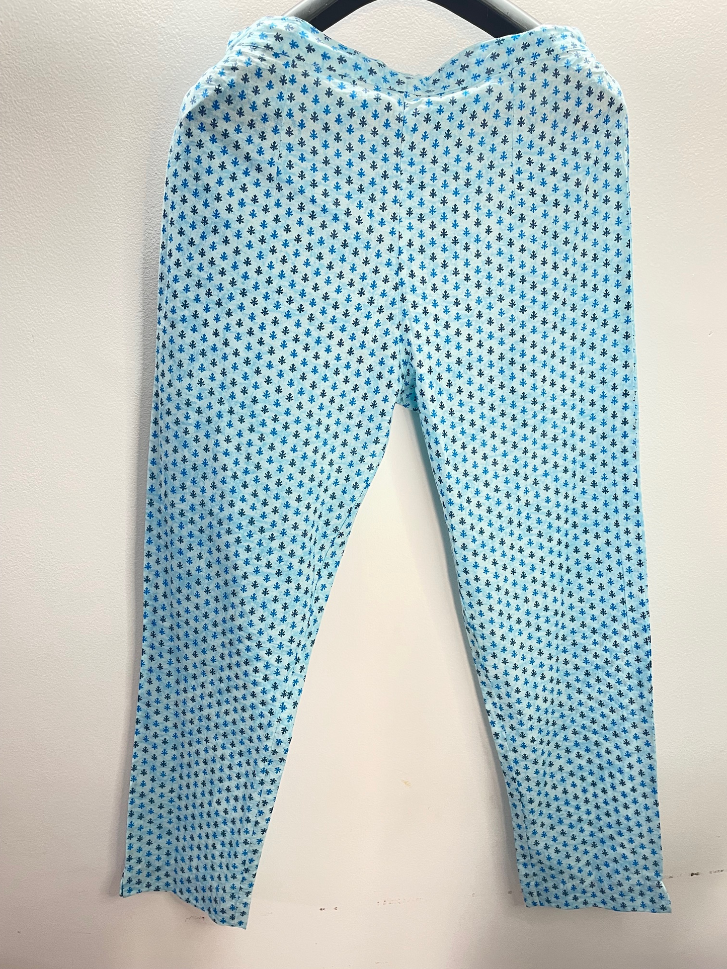 Cotton Straight Fit Suit Set - Sky Blue