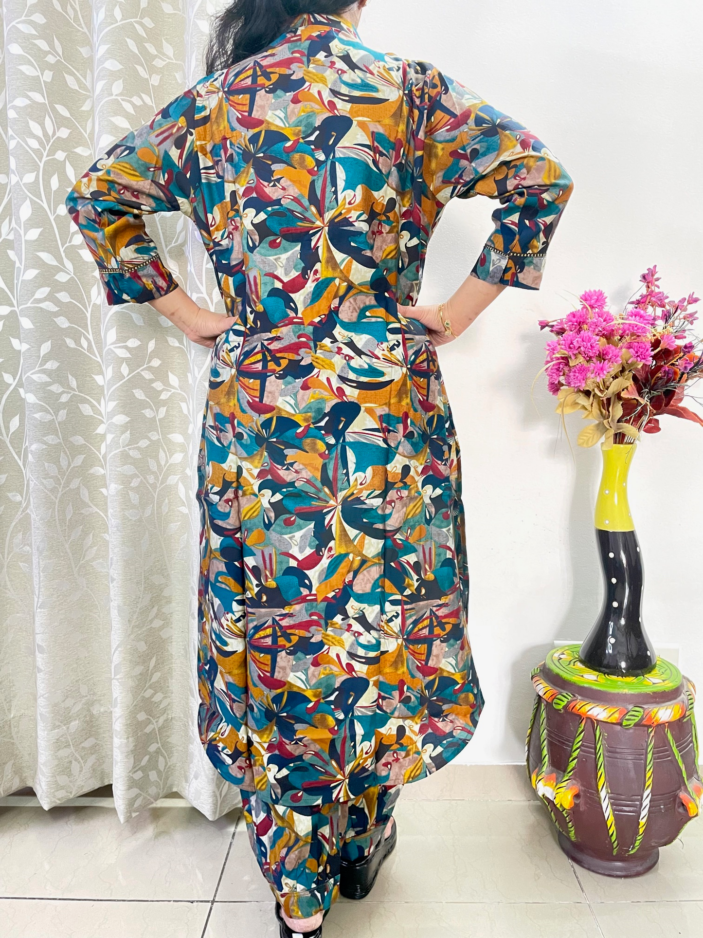 Muslin Floral Printed Co-Ord Set - Mixed Colours